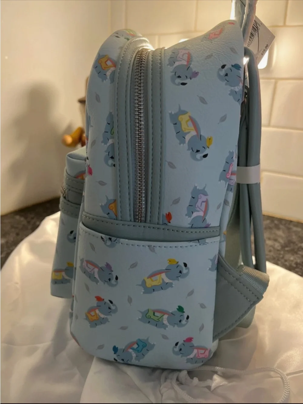 Loungefly Light Blue Dumbo Mini Backpack
